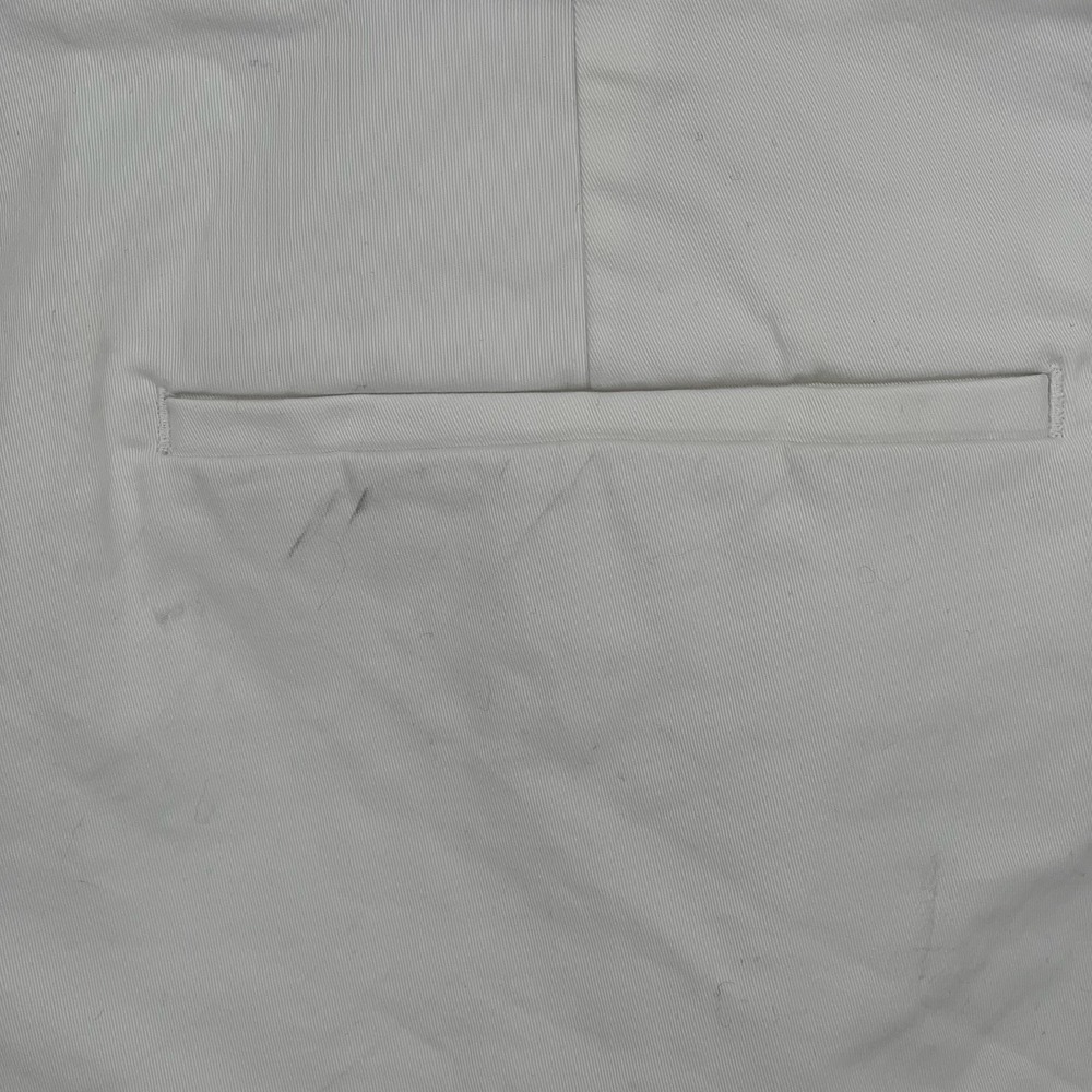 Ann Taylor Women's White Stretch Cotton Flat Front Summer Bermuda Shorts Size 16 - Picture 4 of 6